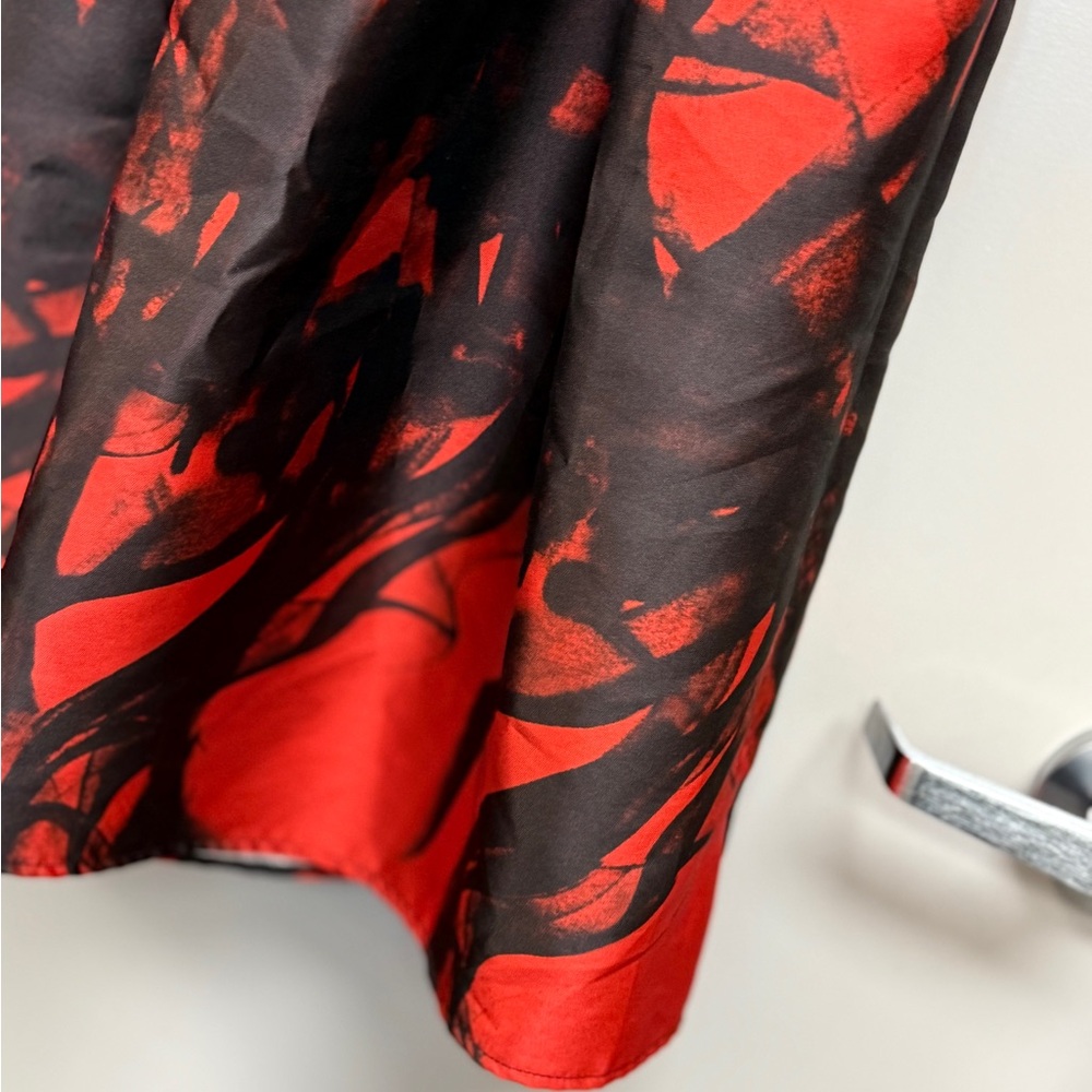 Full Red and Black Women's Skirt Sz‎ Med - Picture 8 of 14